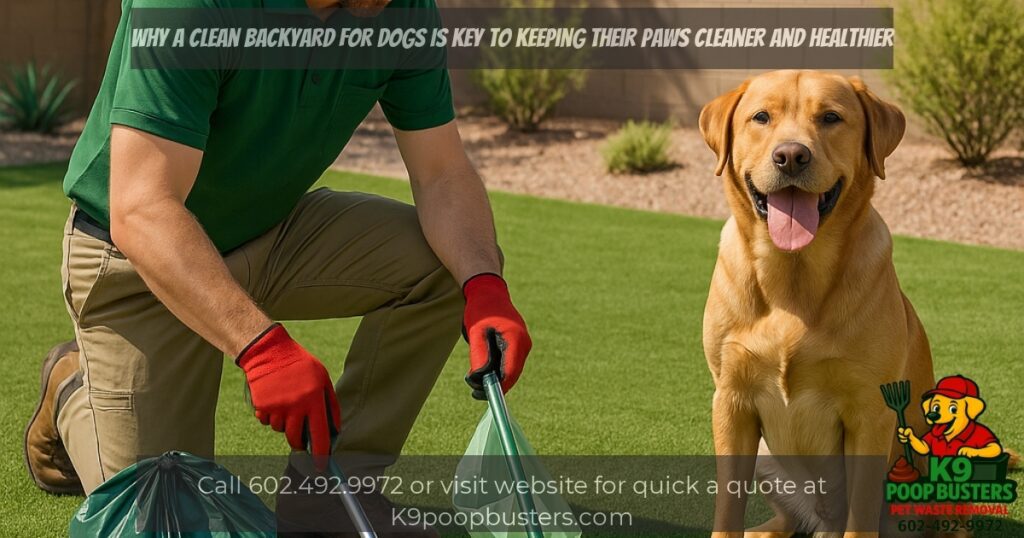 Why a Clean Backyard for Dogs Is Key to Keeping Their Paws Cleaner and Healthier 10 K9 Poop Busters pet waste removal blog image