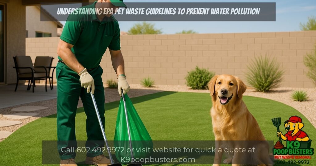 Understanding EPA Pet Waste Guidelines to Prevent Water Pollution 5 K9 Poop Busters pet waste removal blog image