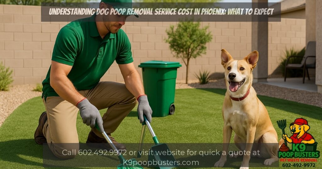 Understanding Dog Poop Removal Service Cost in Phoenix: What to Expect 2 K9 Poop Busters pet waste removal blog image